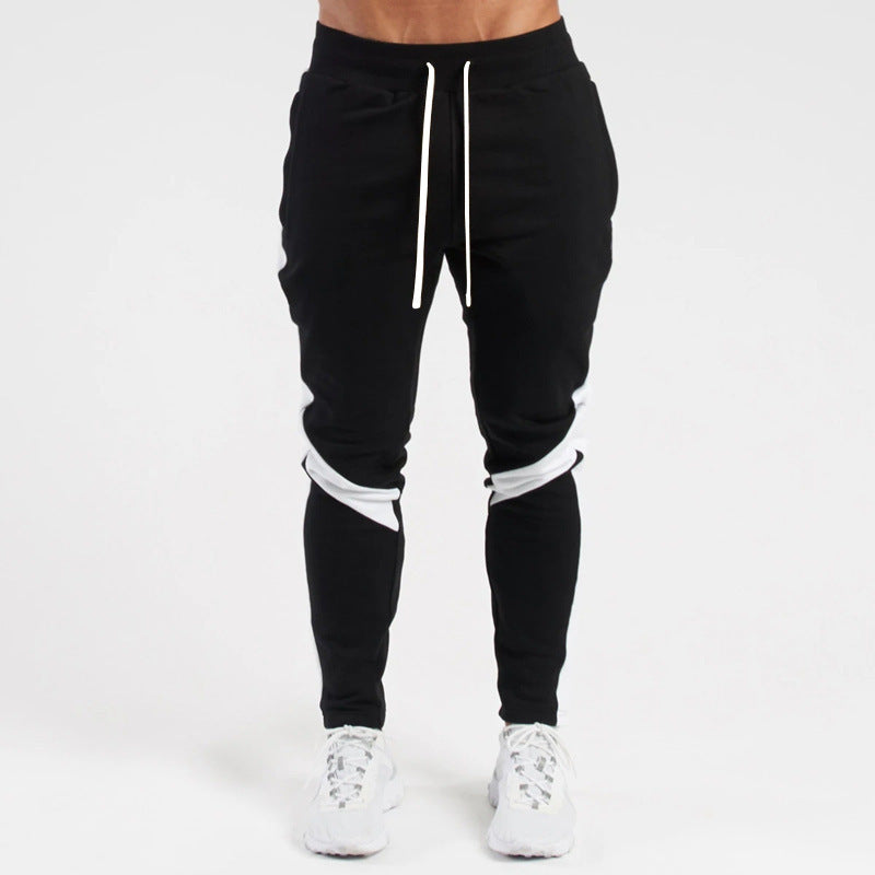 Men's athletic jogging pants with innovative cut and elastic waistband Lisslune