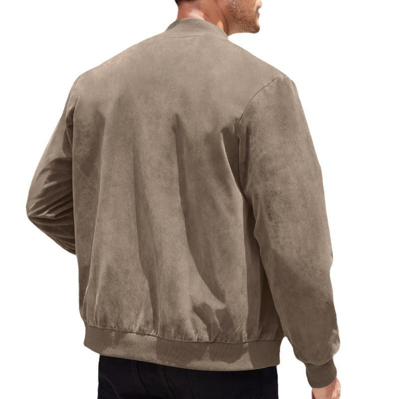 Men's fashionable and comfortable softshell jacket with high collar Lisslune