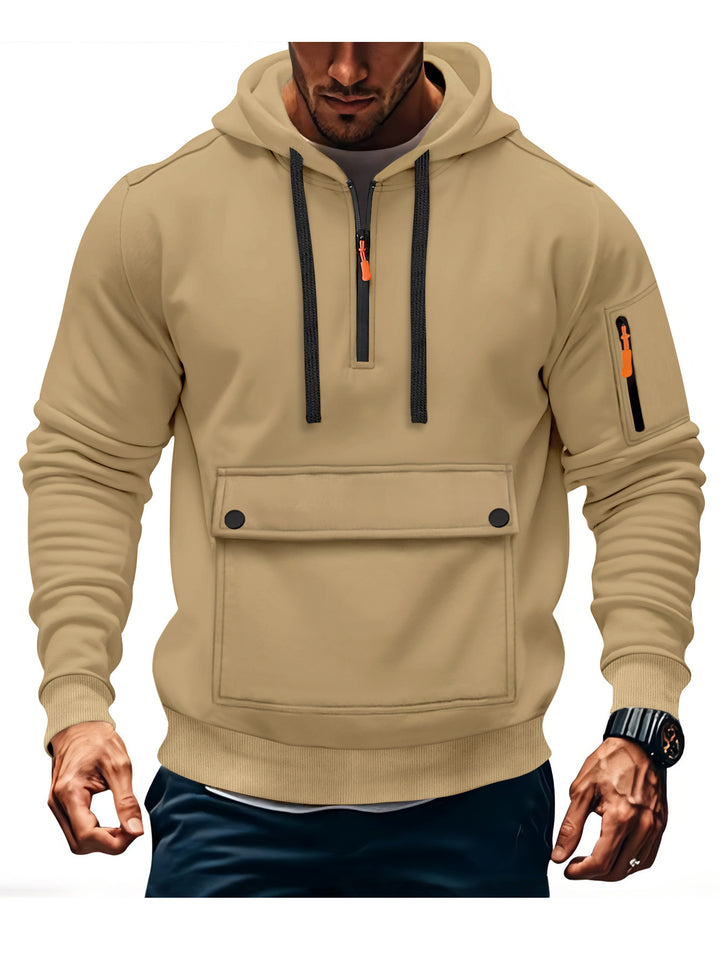 Men's casual hoodies with practical pockets Lisslune