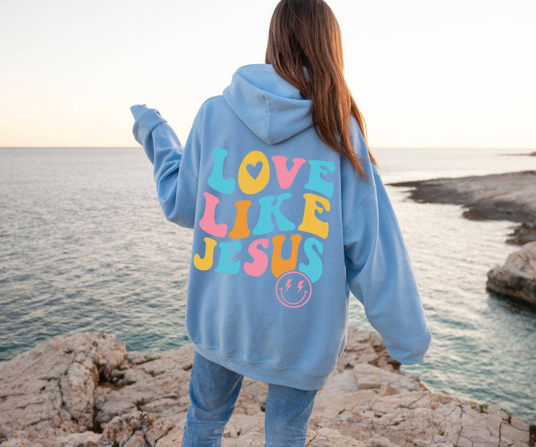 Women's Oversized Hoodie with Colorful Print Lisslune