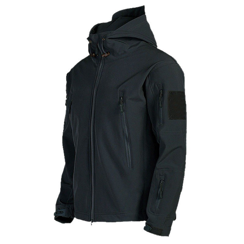 Men's weatherproof functional jacket with multifunctional pockets Lisslune