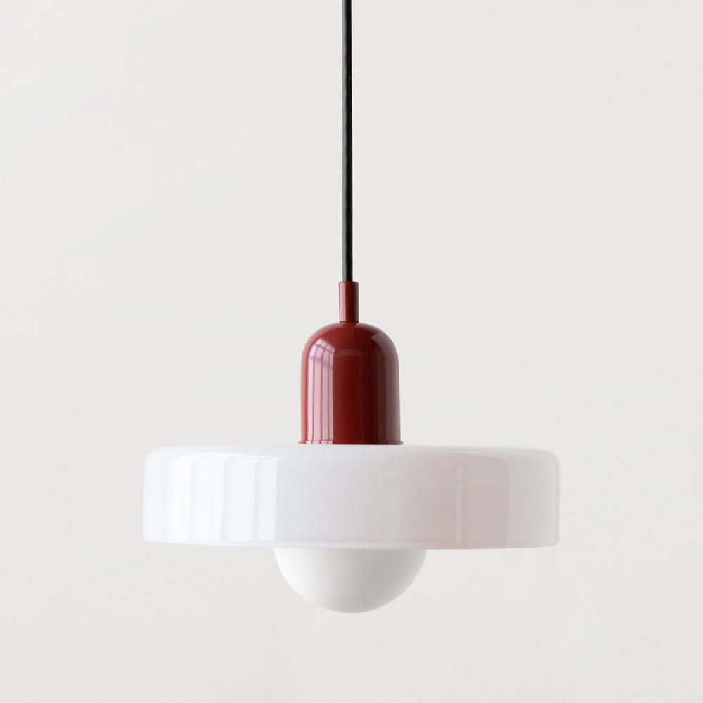 Lisslune | Bauhaus Colored Glass Pendant Light