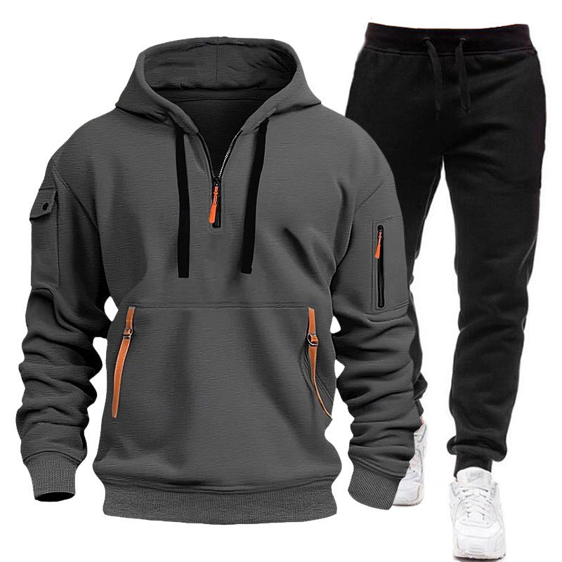 Women's functional hooded sweatshirt with practical zip pockets Lisslune