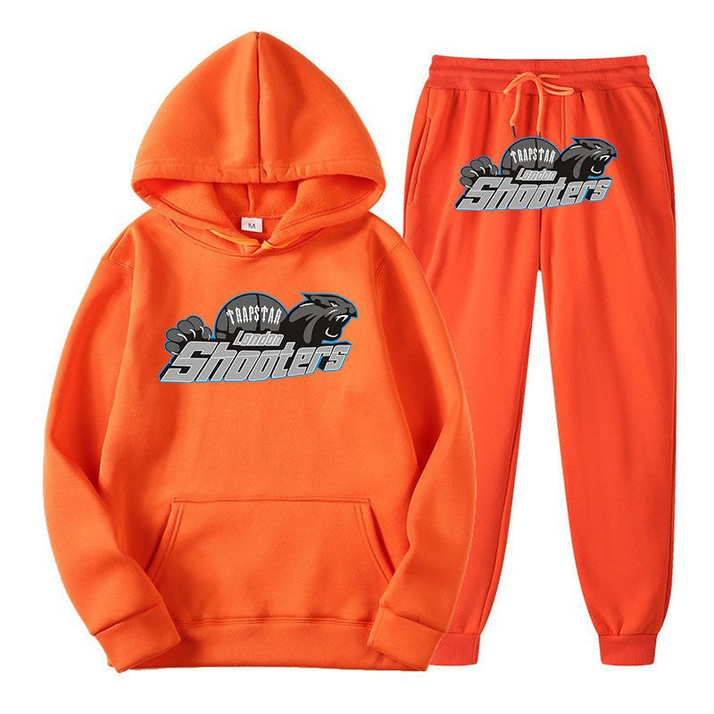 Women's leisure hoodie and jogger set with urban sports design Lisslune