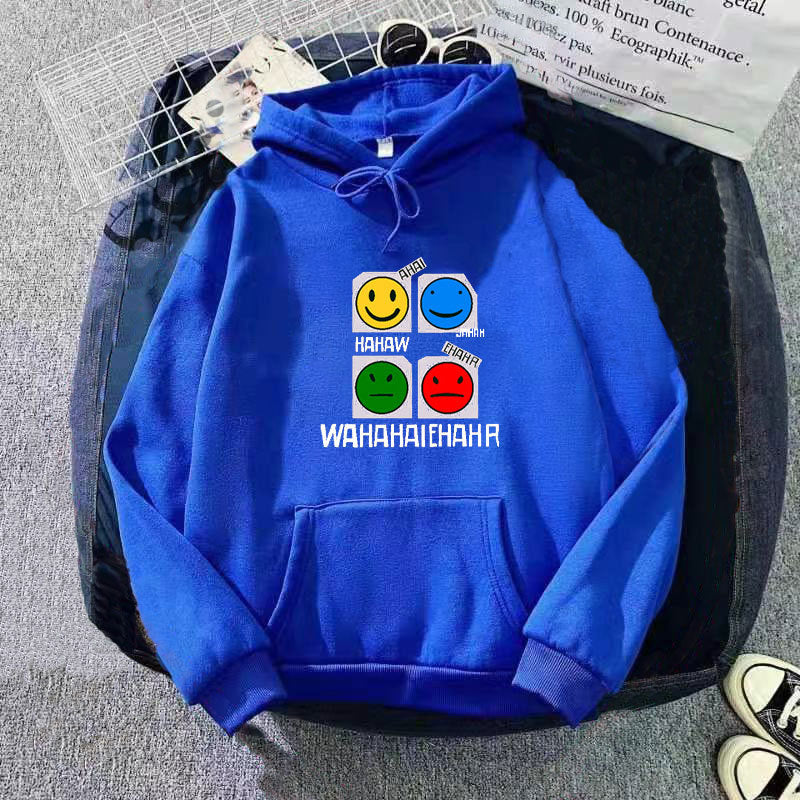 Women’s hoodie with cheerful emoji design Lisslune