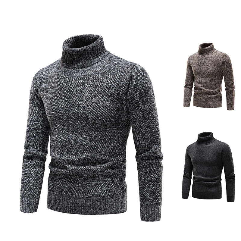 Men's turtleneck sweater made of high-quality wool Lisslune