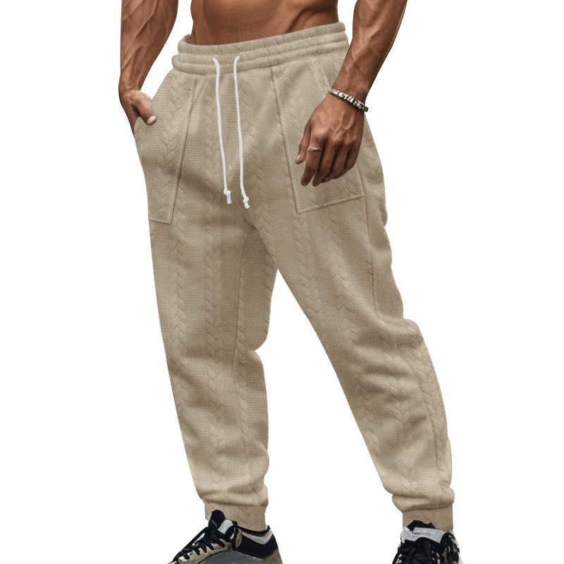 Men's comfortable leisure pants with innovative drawstring and two practical pockets Lisslune