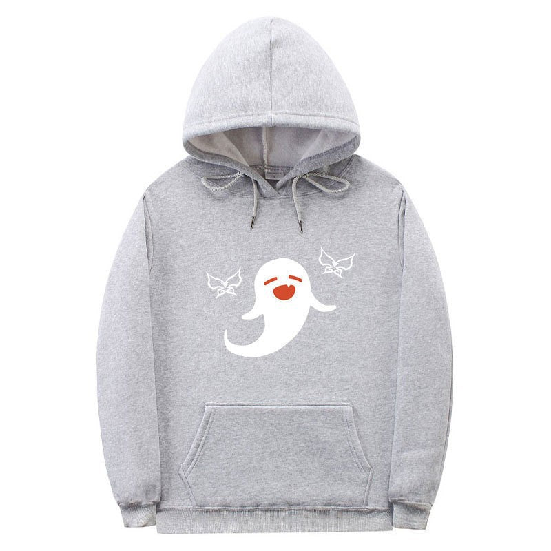 Women's Hoodie with Playful Ghost Design Lisslune