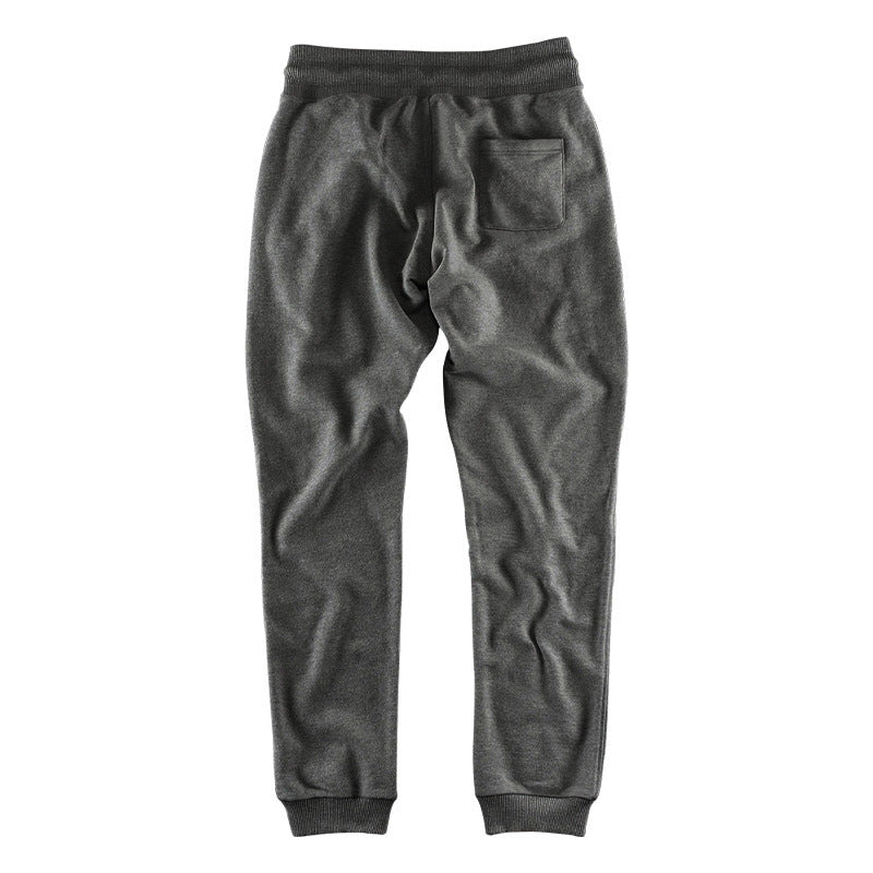 Men's Comfortable Casual Pants in Jogging Style with Drawstring and Elastic Waistband Lisslune
