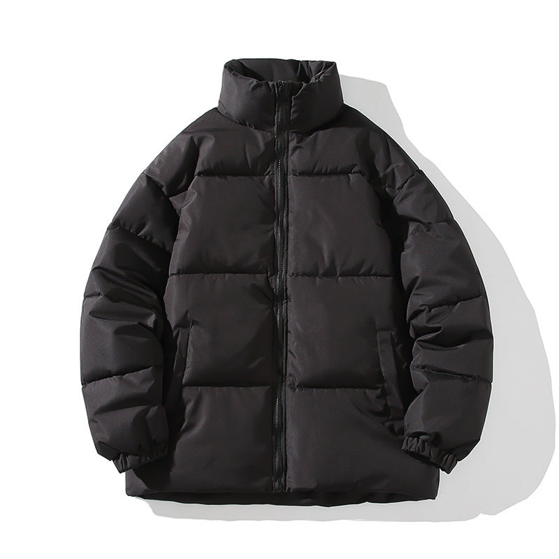 Men's insulated quilted jacket with high collar and elastic cuffs Lisslune