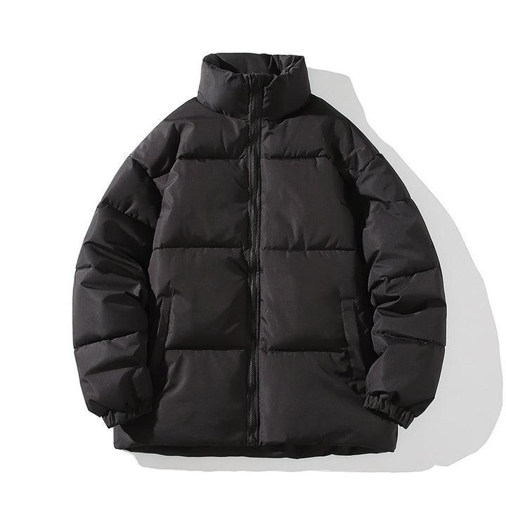 Men's insulated quilted jacket with high collar and elastic cuffs Lisslune