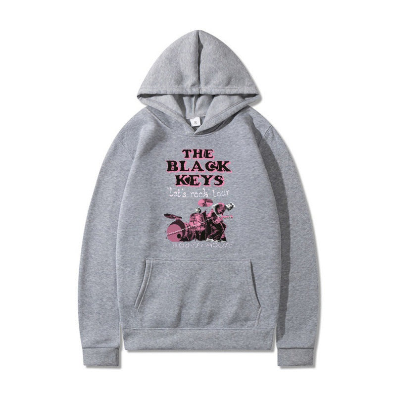 Women's hoodie with creative rock band design and comfortable fit Lisslune