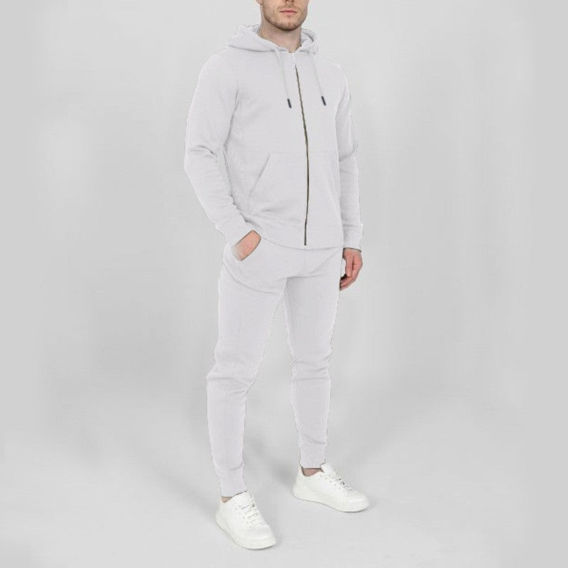 Men's leisure jacket and jogging pants set Lisslune