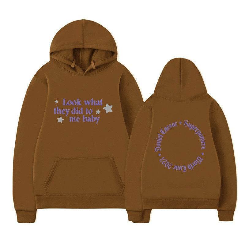Women's hooded sweatshirt with creative slogan and unique design Lisslune