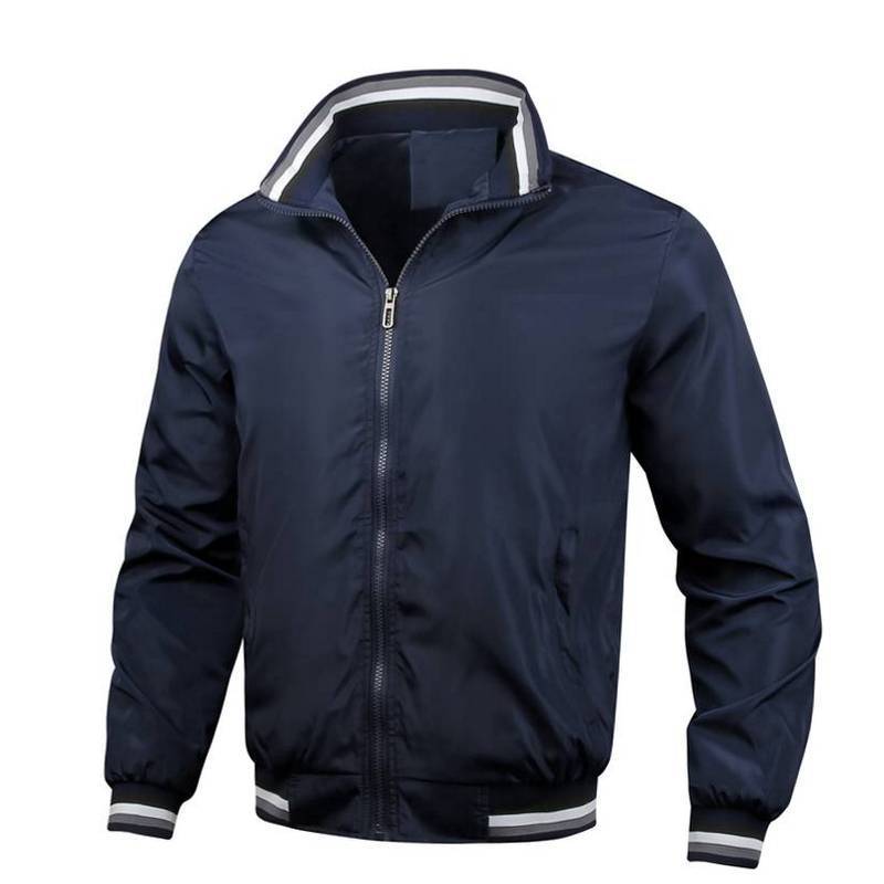 Men's sporty windbreaker with textured collar and breathable technology Lisslune