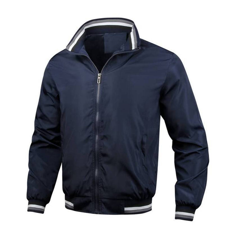 Men's sporty windbreaker with textured collar and breathable technology Lisslune