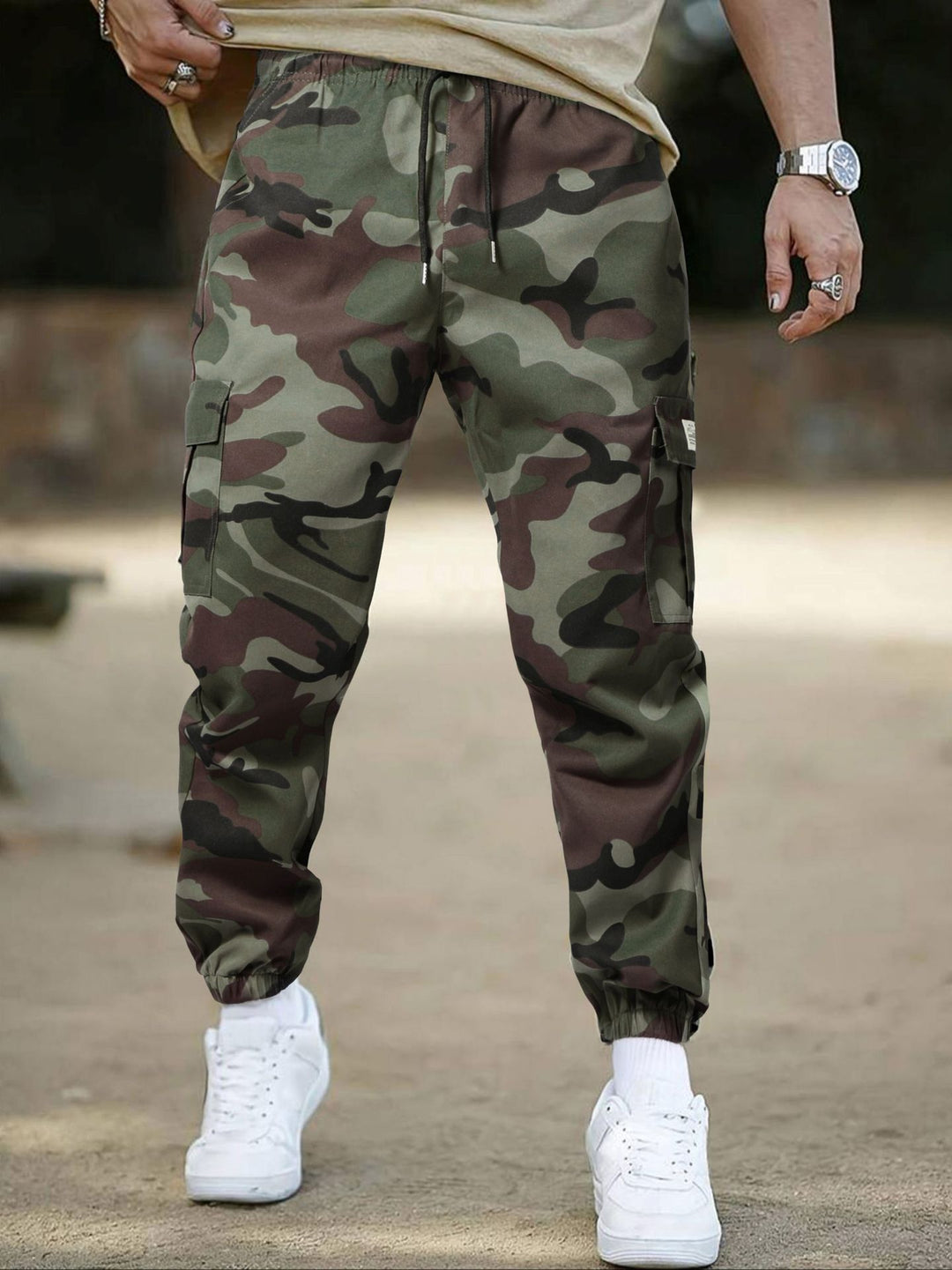 Men's Cargo Pants with Practical Pockets Lisslune