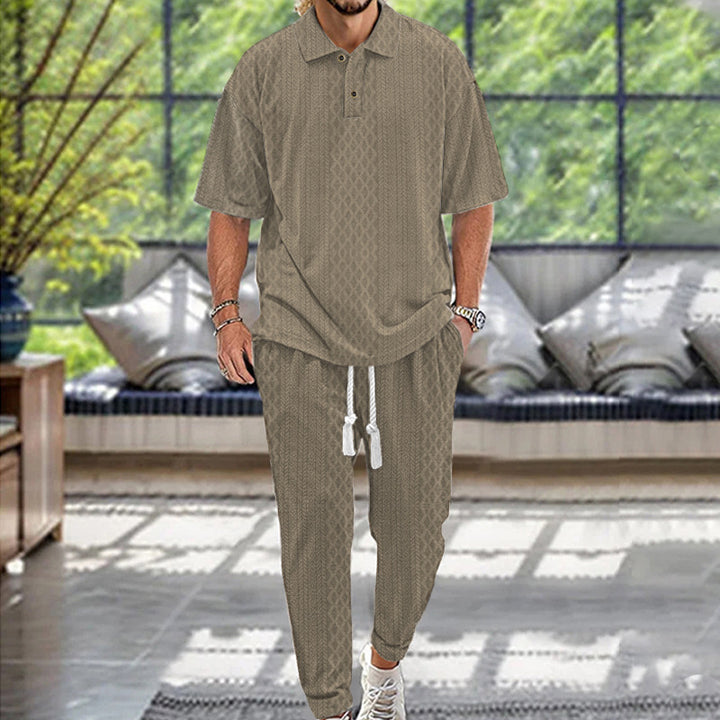 Men's Casual Tracksuit with Fashionable Structure Design Lisslune