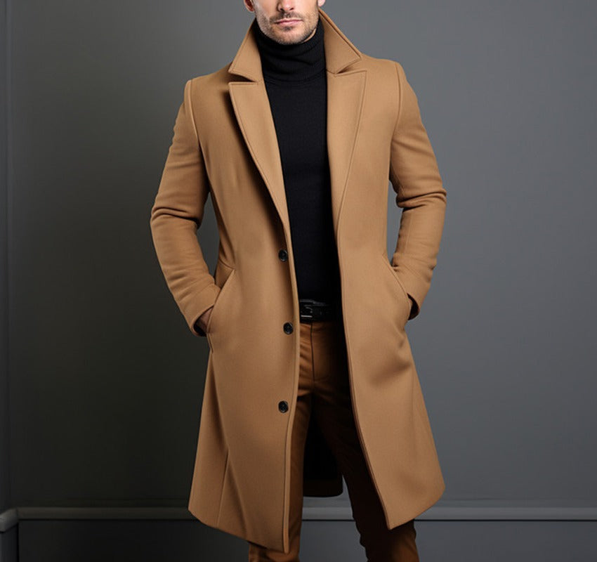 Men's elegant wool coat Lisslune