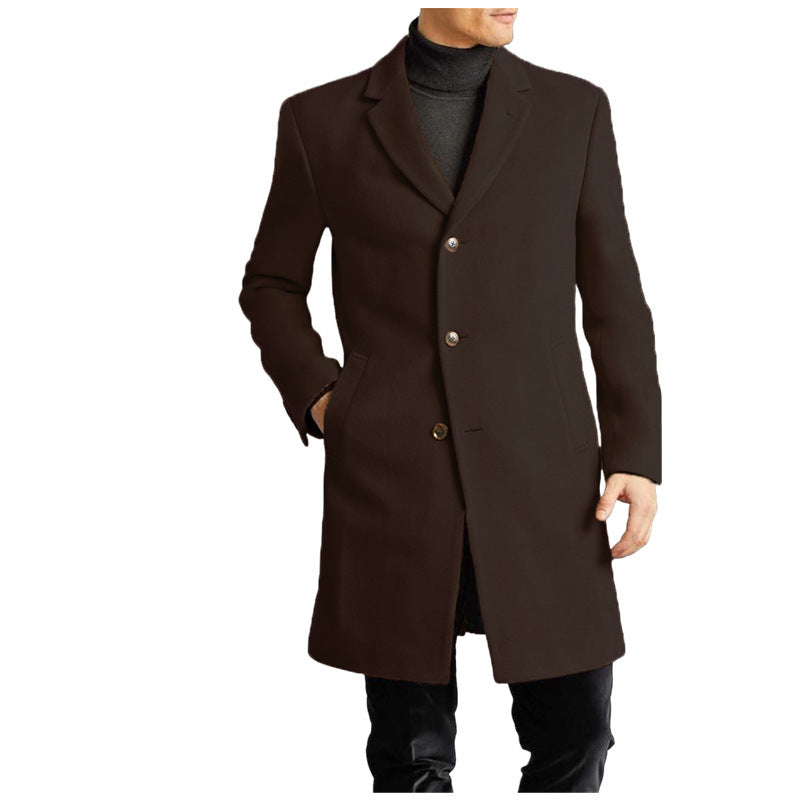 Men's elegant wool coat Lisslune