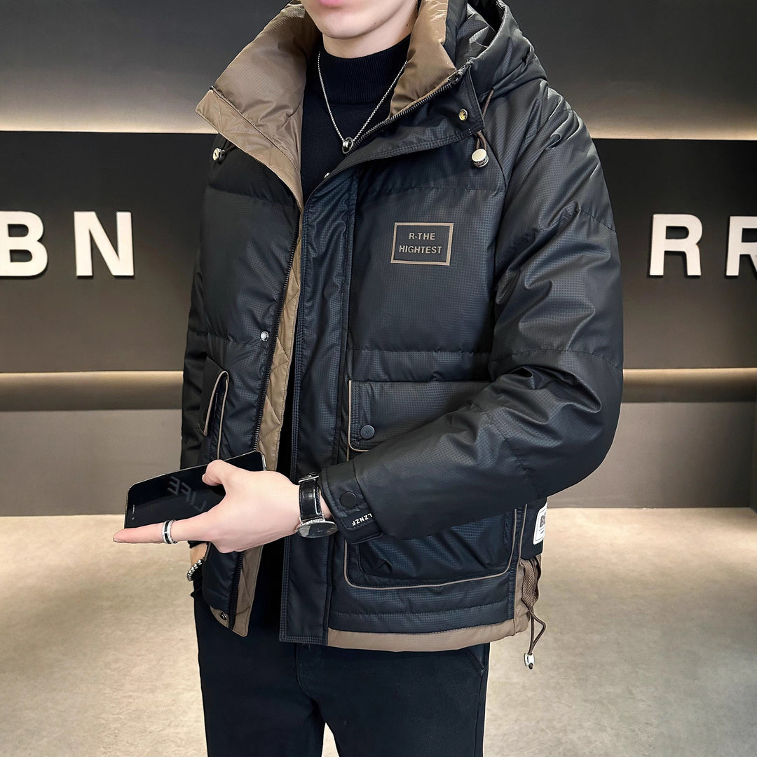 Men's Functional Jacket with Insulating Filling and Practical Pockets Lisslune