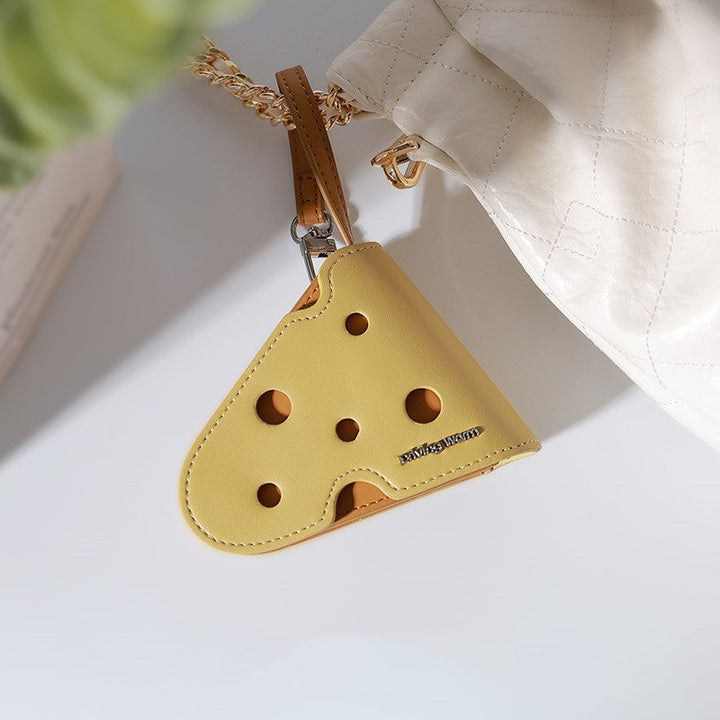 Lisslune | Cute Cheese Keychain Pouch
