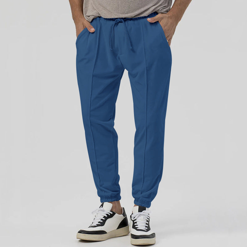 Men's Sporty Jogging Pants with Elastic Waistband and Practical Pockets Lisslune
