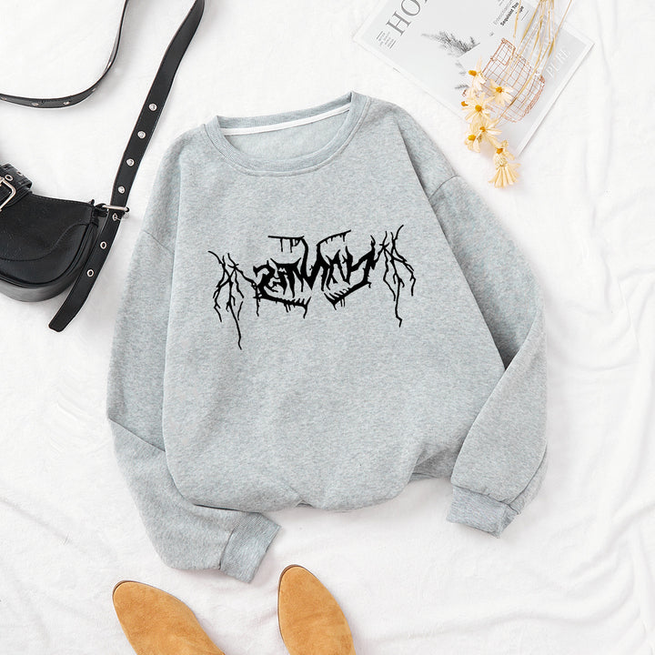 Women's casual sweatshirt with modern graphic design Lisslune
