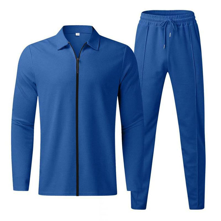 Men's sporty training overall with modern zipper and breathable inserts Lisslune