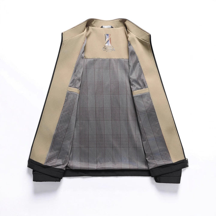 Men's elegant transitional jacket in minimalist design Lisslune