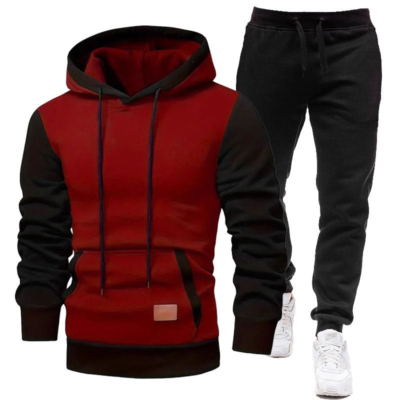 Men's Sporty Hoodie and Jogging Pants Set Lisslune