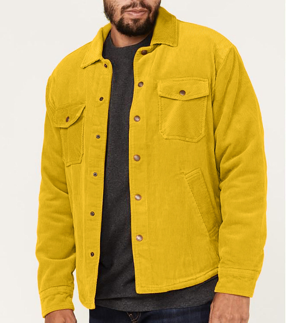 Men's cord jacket with practical pockets and stylish design Lisslune