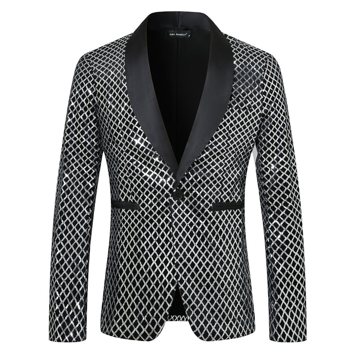 Men's sequined blazer with luxurious design Lisslune