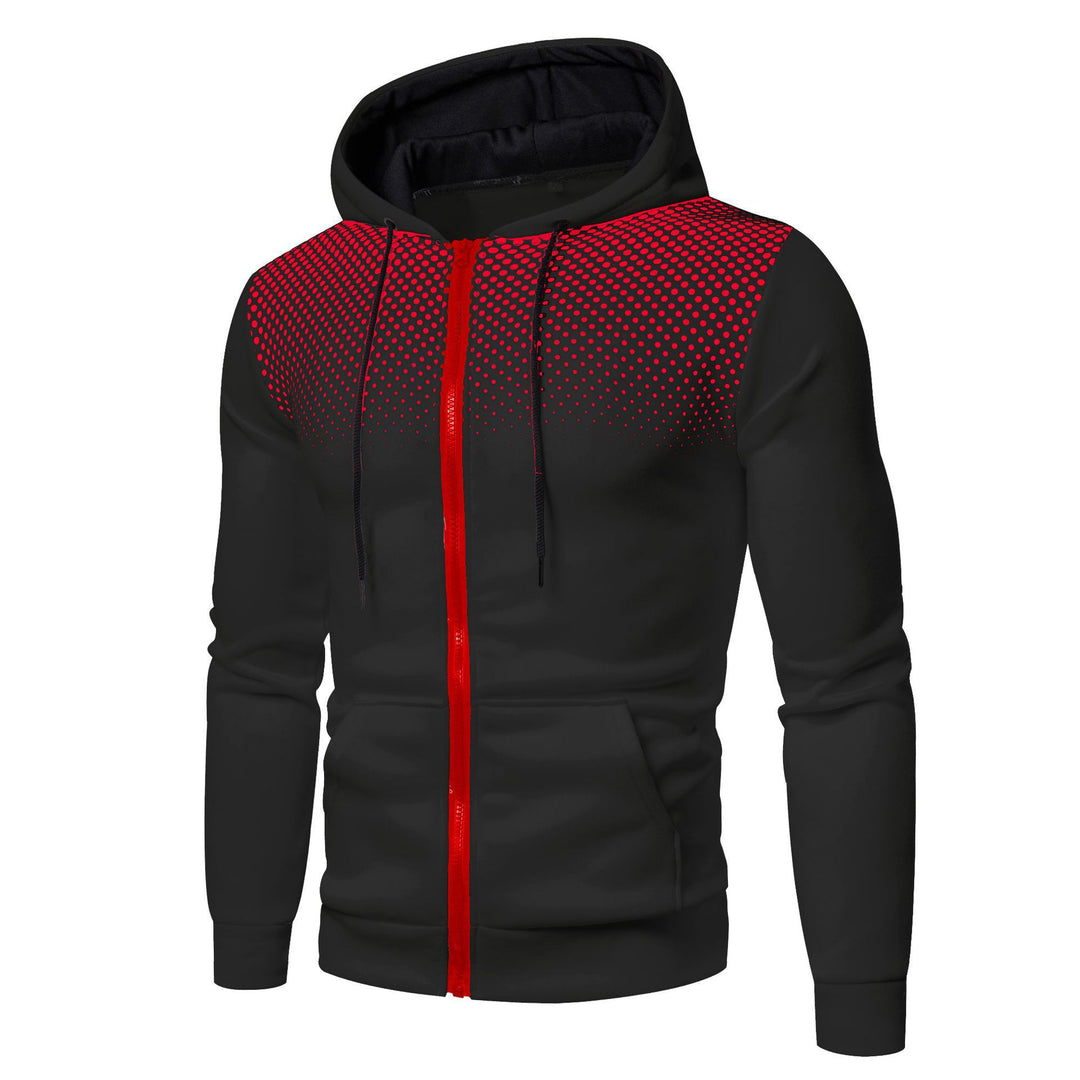 Men's sporty hooded jacket with breathable inserts Lisslune