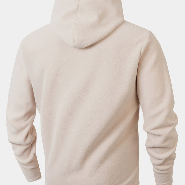 Men's Fleece Hoodie with modern cut and practical pockets Lisslune
