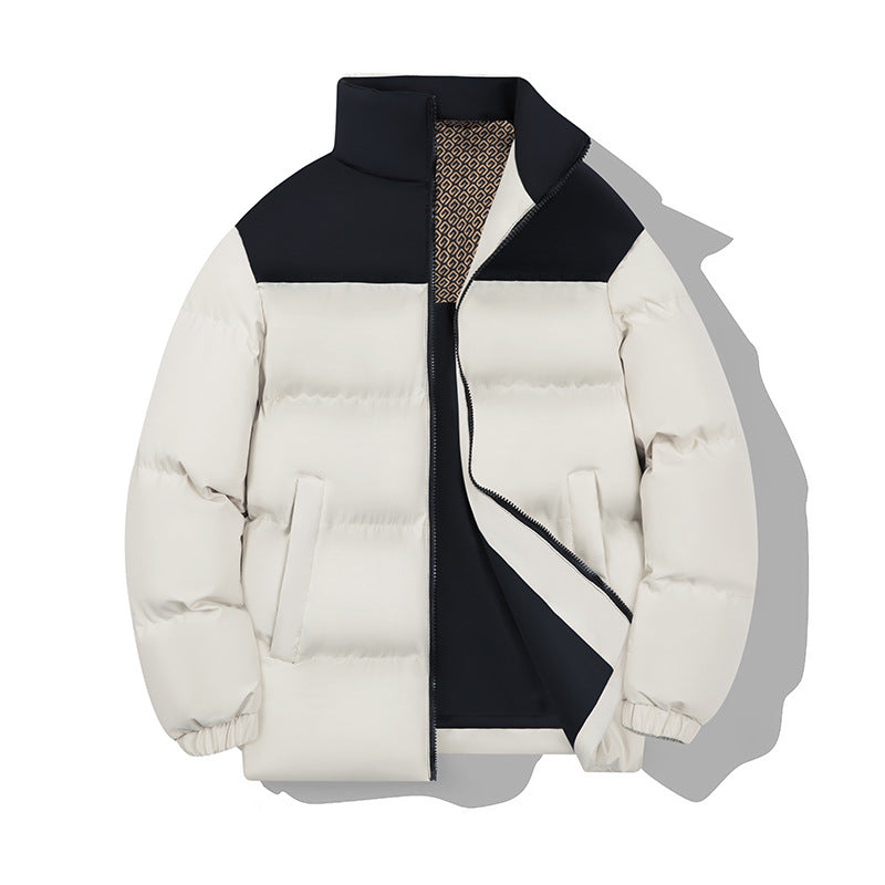 Men's functional jacket with insulating inner lining and high protective collar Lisslune