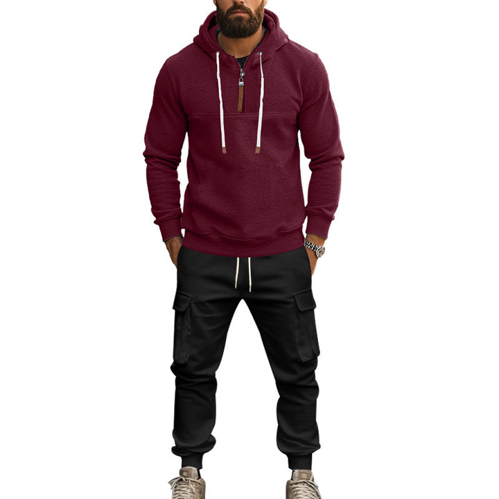 Men's casual hoodie and cargo pants set Lisslune