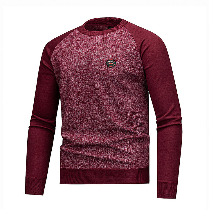 Men's Stylish Sweat Pullover with Raglan Sleeves Lisslune