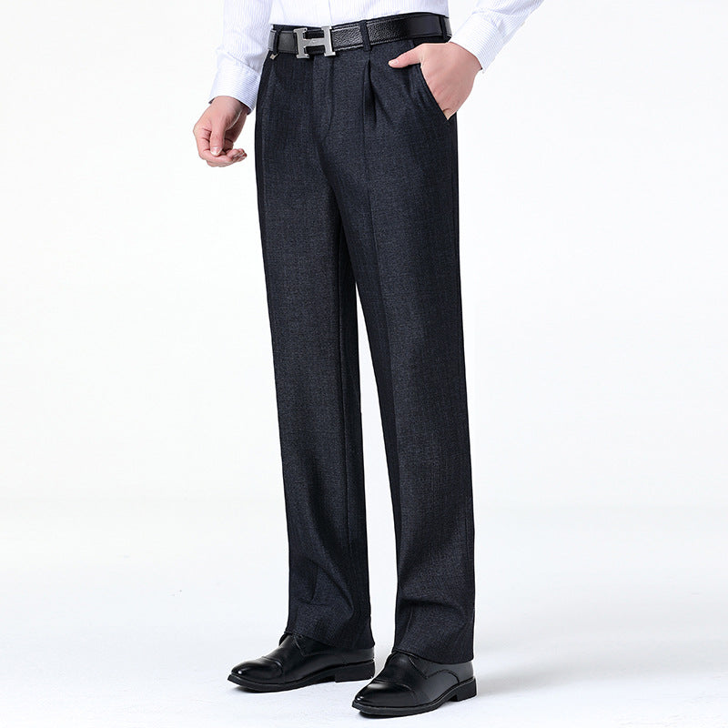 Men's elegant suit trousers with classic cut Lisslune