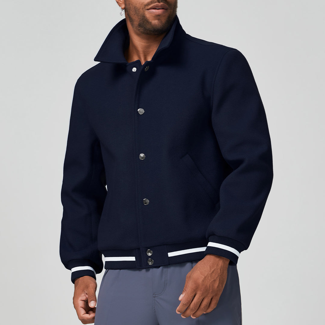 Men's Casual Jacket with Classic Collar Lisslune