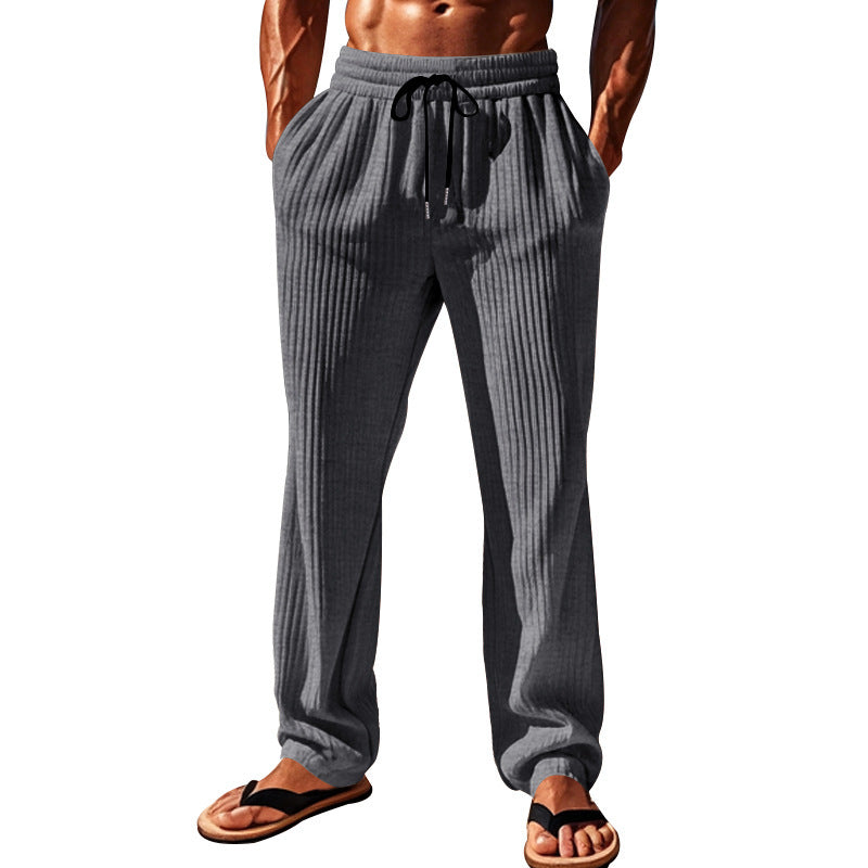 Men's casual striped leisure pants Lisslune