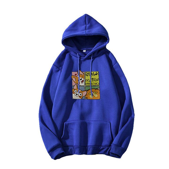 Women's Hoodie with Cute Dog Design Lisslune