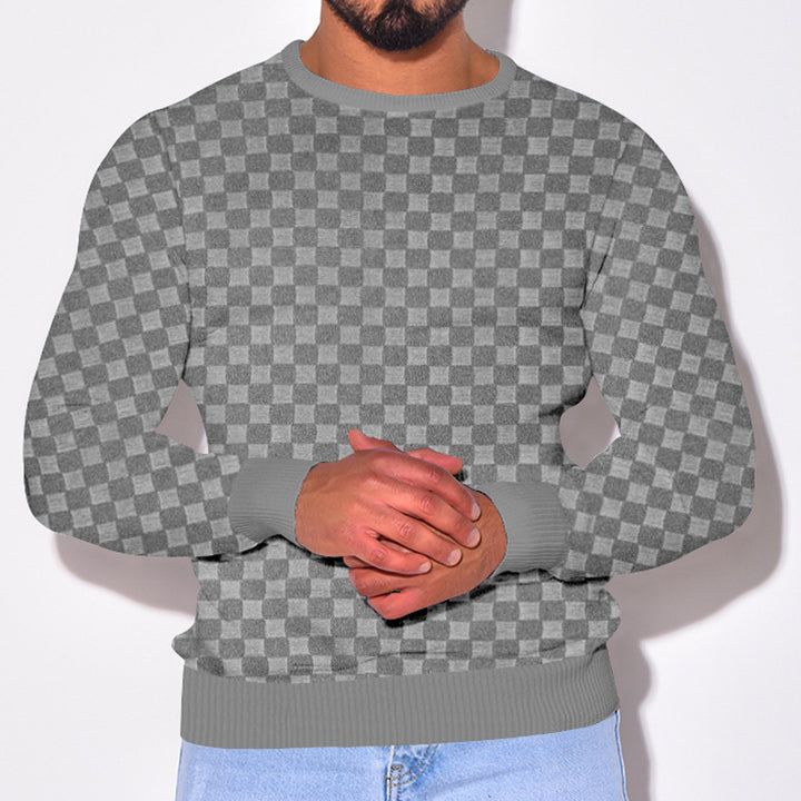 Men's stylish textured sweater Lisslune