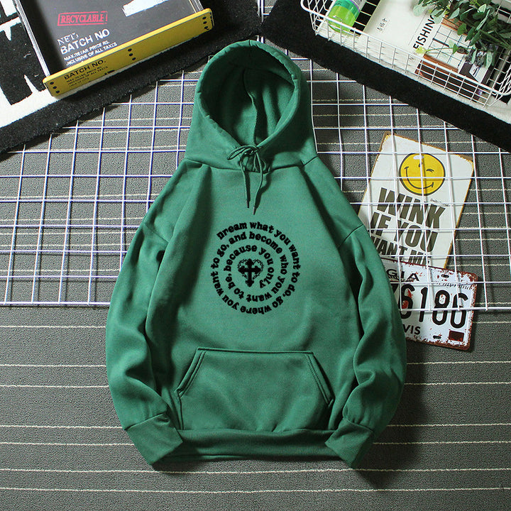 Women's hoodie with inspiring motif Lisslune