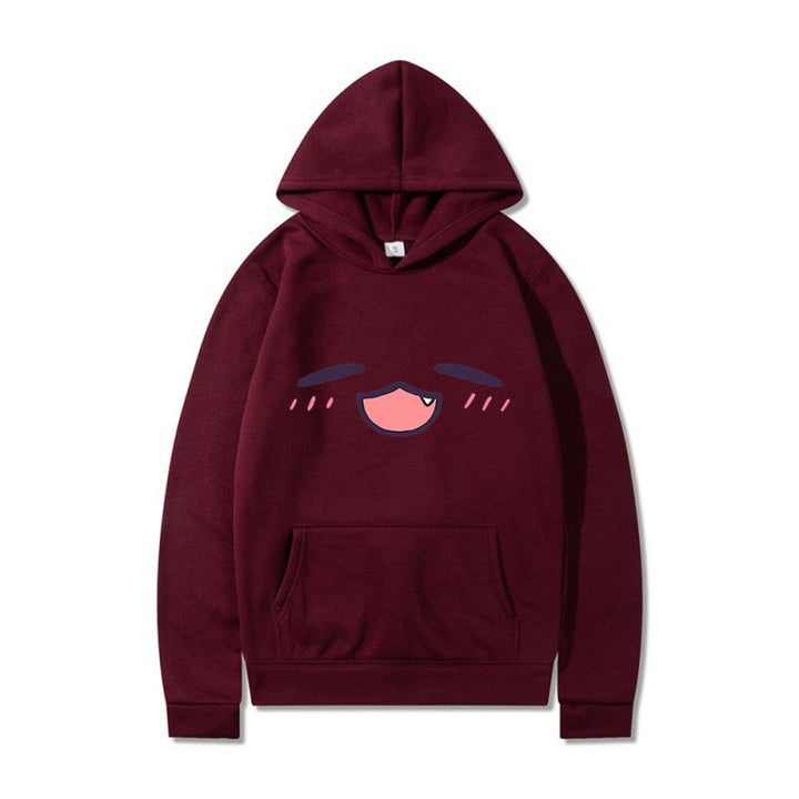 Women's hoodie with cheerful cartoon face and comfortable fit Lisslune
