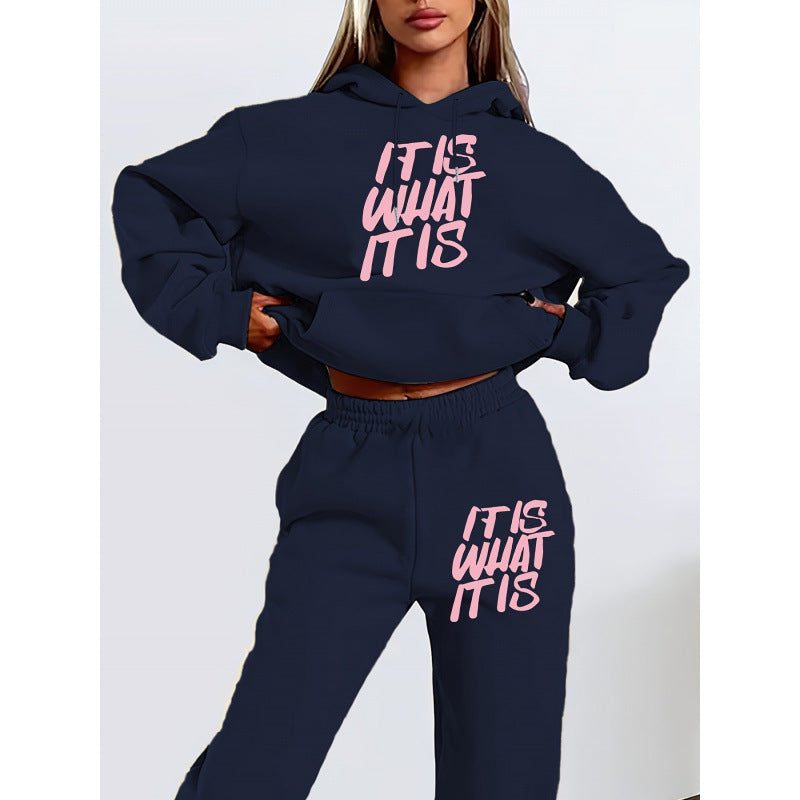 Women's Sweatshirt and Jogging Pants Set Lisslune