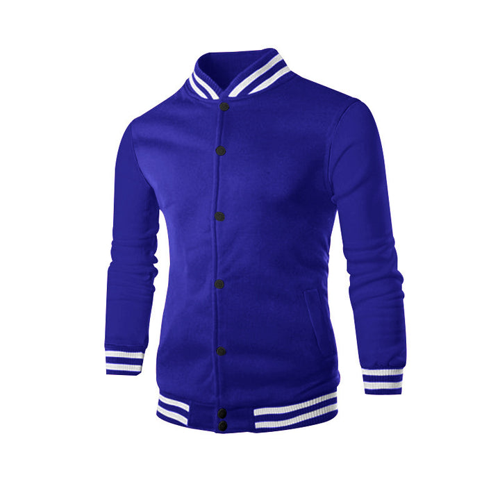 Men's Sporty College Jacket with Fashionable Collar Lisslune