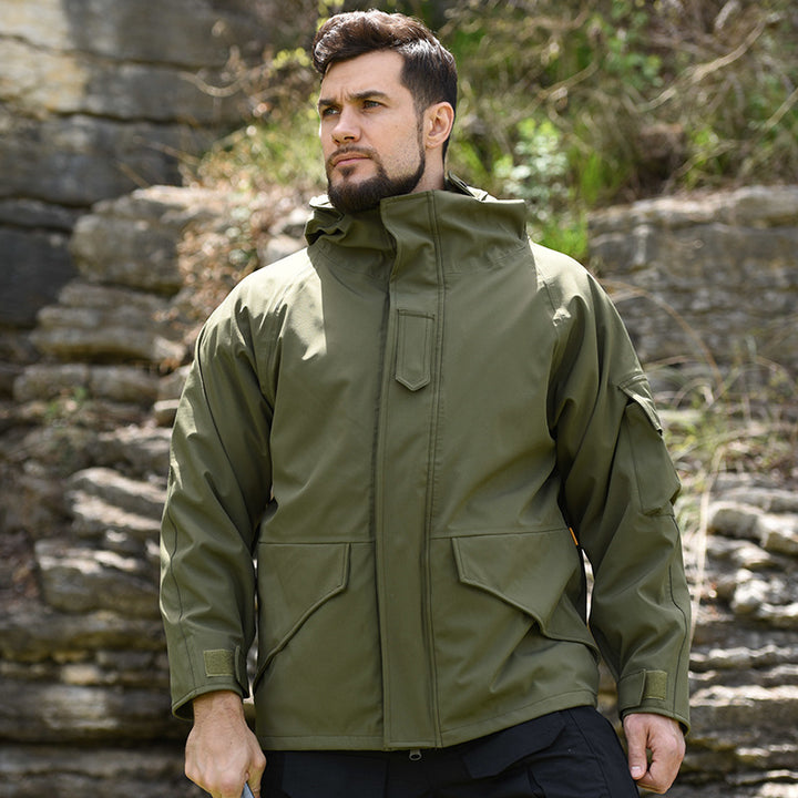 Men's weatherproof camouflage jacket Lisslune
