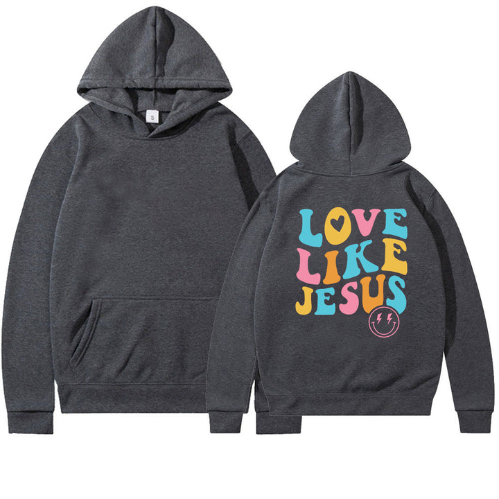 Women's Oversized Hoodie with Colorful Print Lisslune