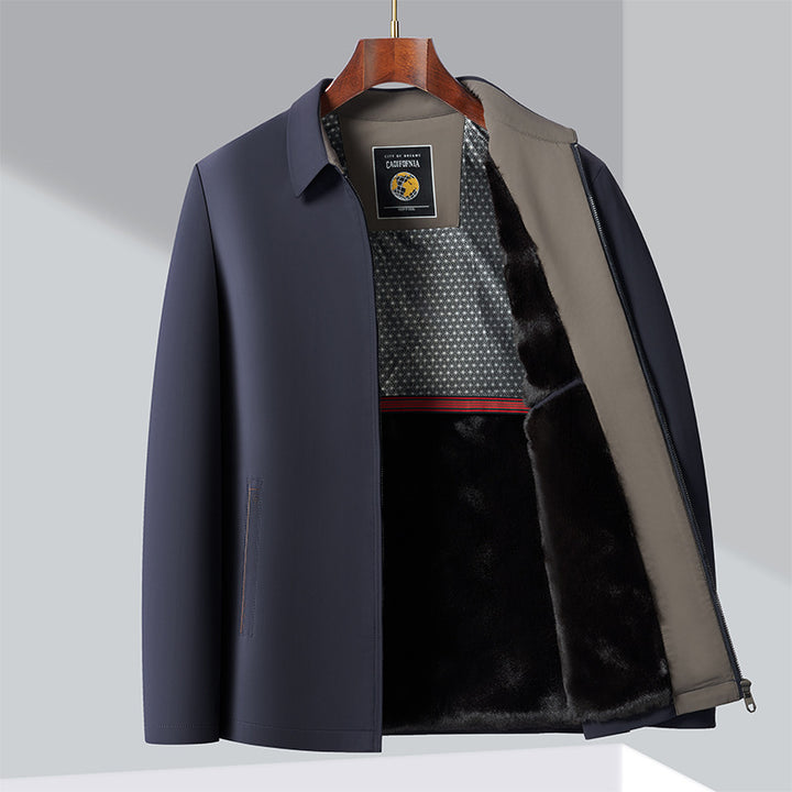 Men's Fashionable Lightweight Jacket with Functional Zipper Lisslune
